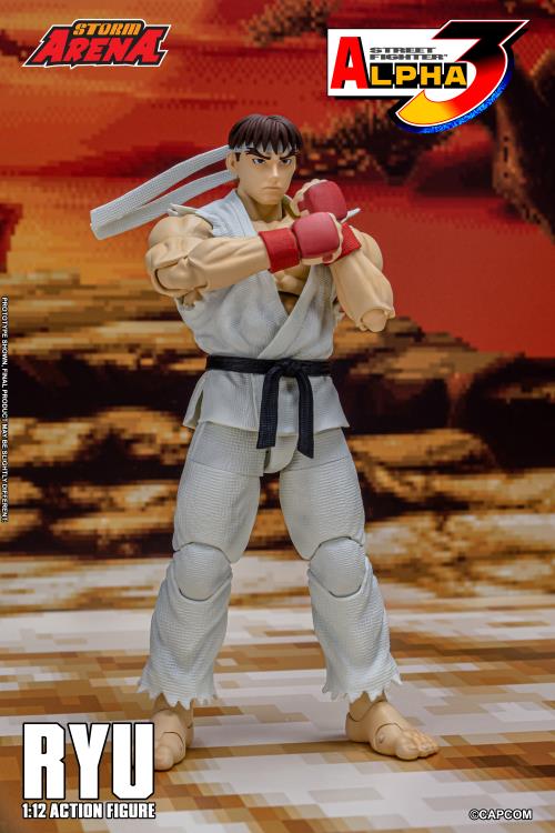 Street Fighter Zero 3 Storm Arena Ryu 1/12 Scale Action Figure (Asia Packaging)