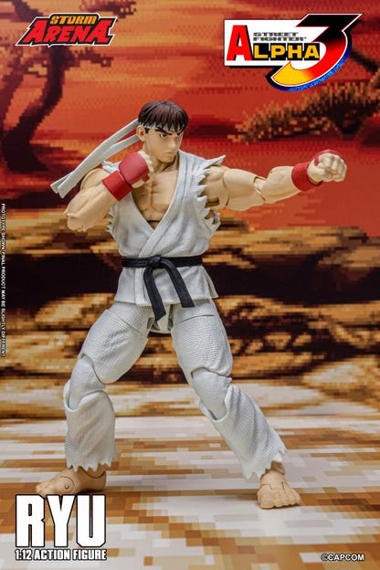 Street Fighter Zero 3 Storm Arena Ryu 1/12 Scale Action Figure (Asia Packaging)
