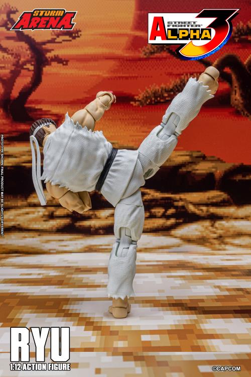 Street Fighter Zero 3 Storm Arena Ryu 1/12 Scale Action Figure (Asia Packaging)