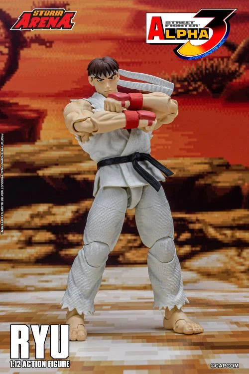 Street Fighter Zero 3 Storm Arena Ryu 1/12 Scale Action Figure (Asia Packaging)