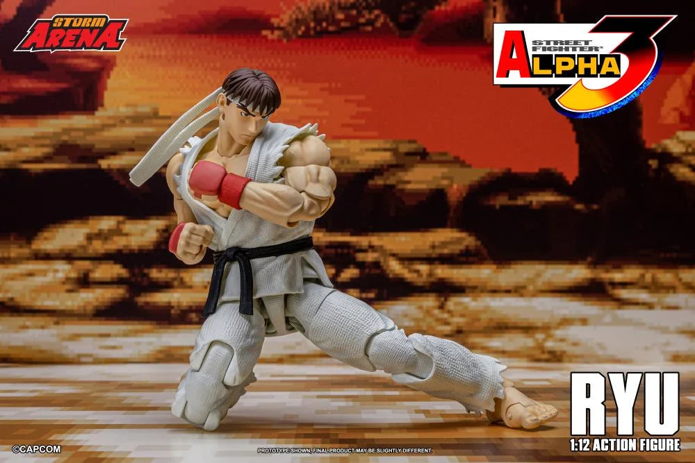 Street Fighter Zero 3 Storm Arena Ryu 1/12 Scale Action Figure (Asia Packaging)