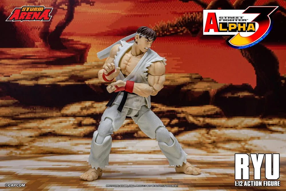 Street Fighter Zero 3 Storm Arena Ryu 1/12 Scale Action Figure (Asia Packaging)