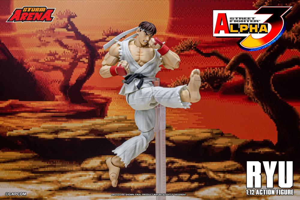 Street Fighter Zero 3 Storm Arena Ryu 1/12 Scale Action Figure (Asia Packaging)