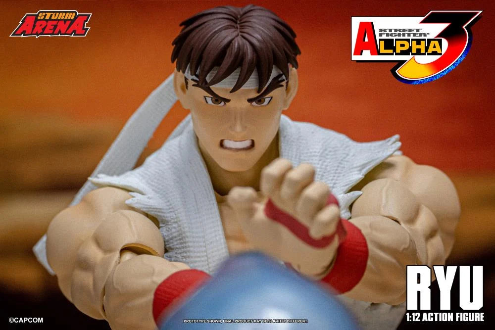 Street Fighter Zero 3 Storm Arena Ryu 1/12 Scale Action Figure (Asia Packaging)