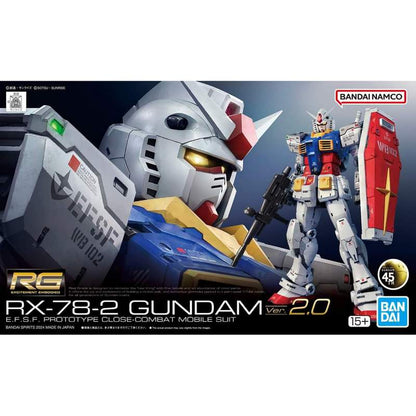 Mobile Suit Gundam RG RX-78-2 #40 Gundam 1/144 Scale Model Kit Ver.2.0