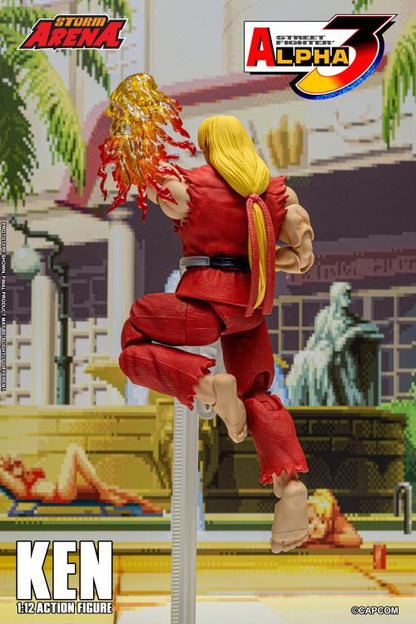 Street Fighter Zero 3 Storm Arena Ken 1/12 Scale Action Figure (Asia Packaging)