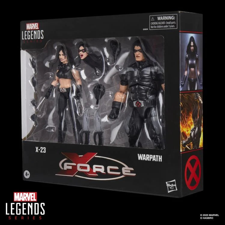 X-Force Marvel Legends Warpath and X-23 Action Figure Two-Pack
