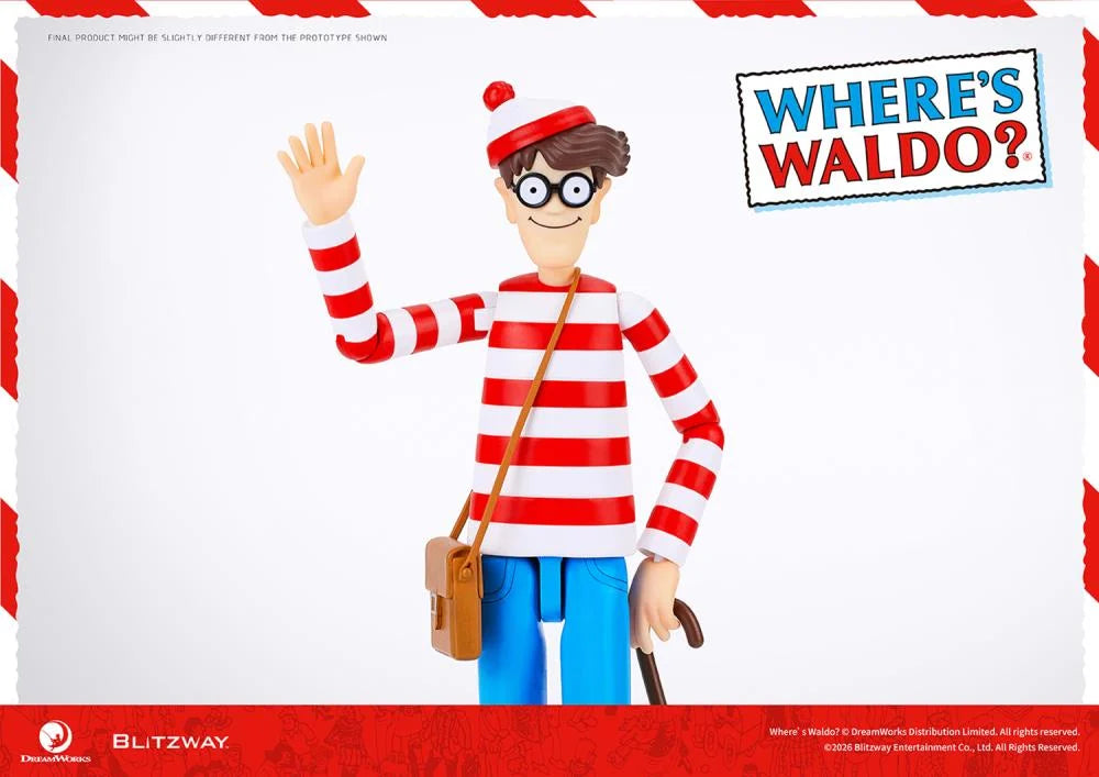 Pre-Order: Where's Waldo Waldo 1/12 Scale Action Figure