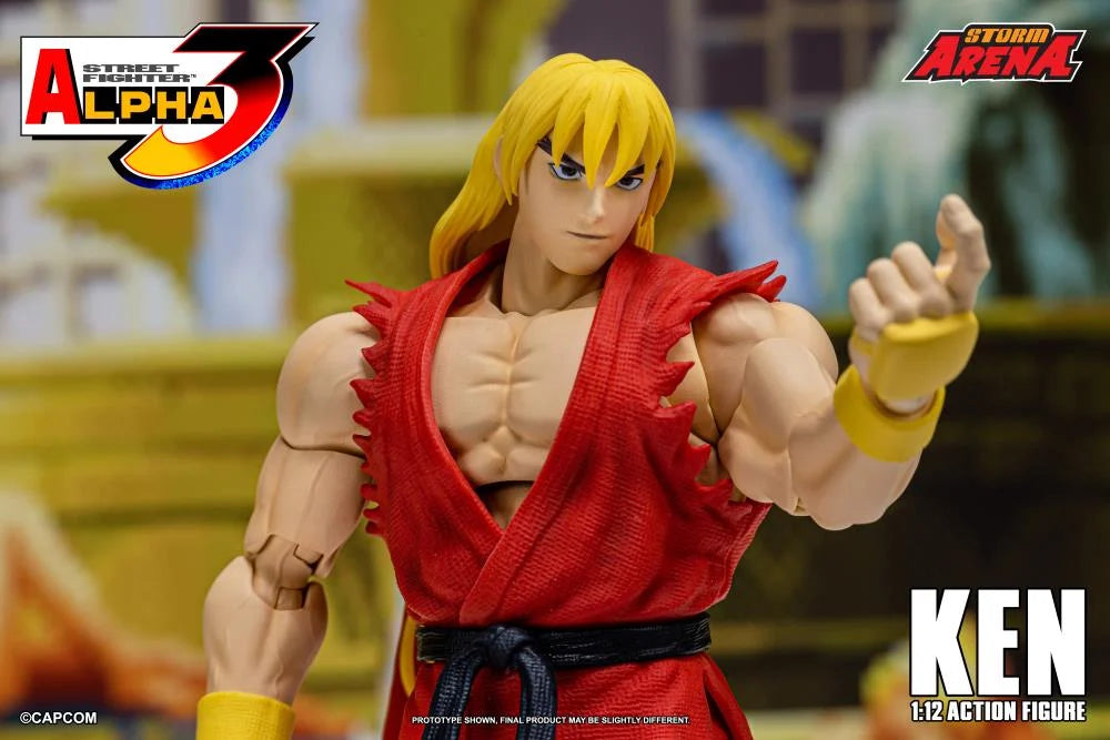 Street Fighter Zero 3 Storm Arena Ken 1/12 Scale Action Figure (Asia Packaging)