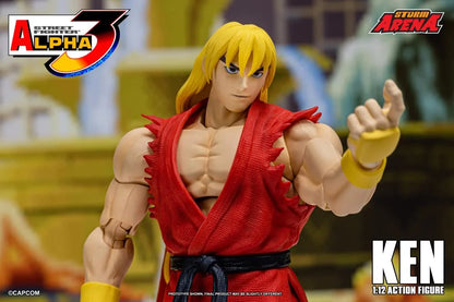 Street Fighter Zero 3 Storm Arena Ken 1/12 Scale Action Figure (Asia Packaging)
