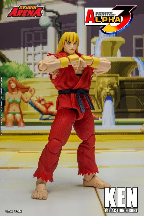 Street Fighter Zero 3 Storm Arena Ken 1/12 Scale Action Figure (Asia Packaging)