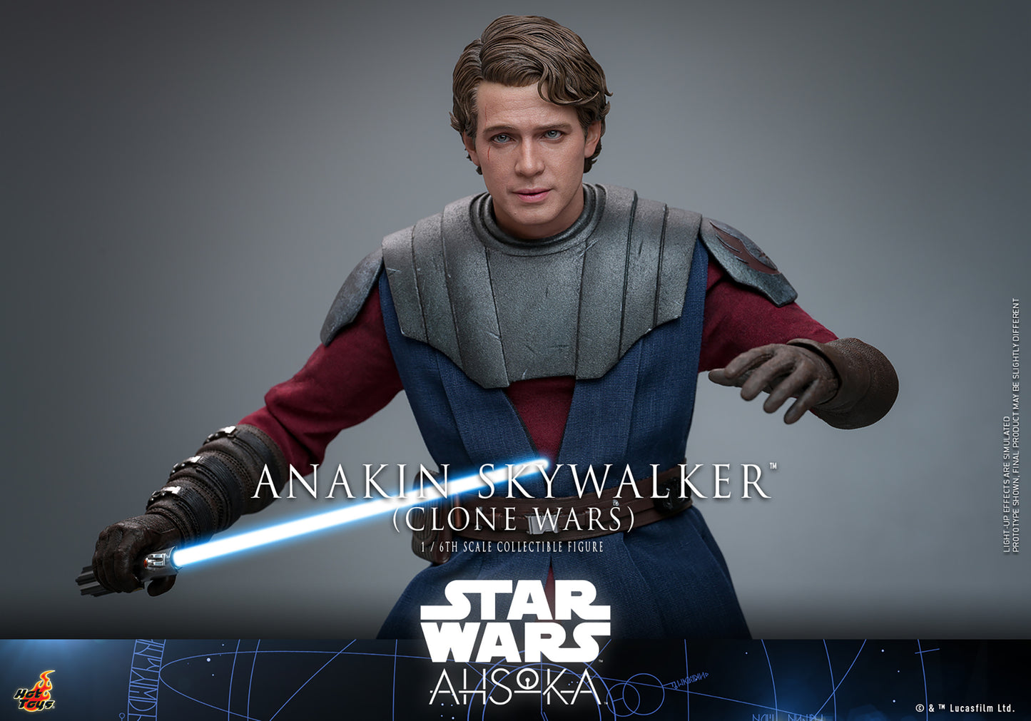 Star Wars: Ahsoka TMS129 Anakin Skywalker (Clone Wars Era) TMS129 1/6 Scale Collectible Figure