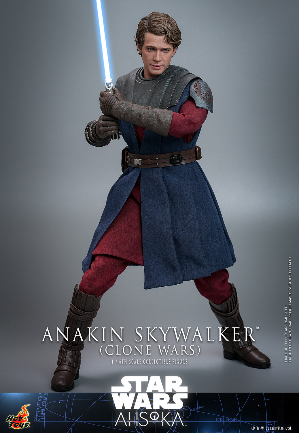 Star Wars: Ahsoka TMS129 Anakin Skywalker (Clone Wars Era) TMS129 1/6 Scale Collectible Figure