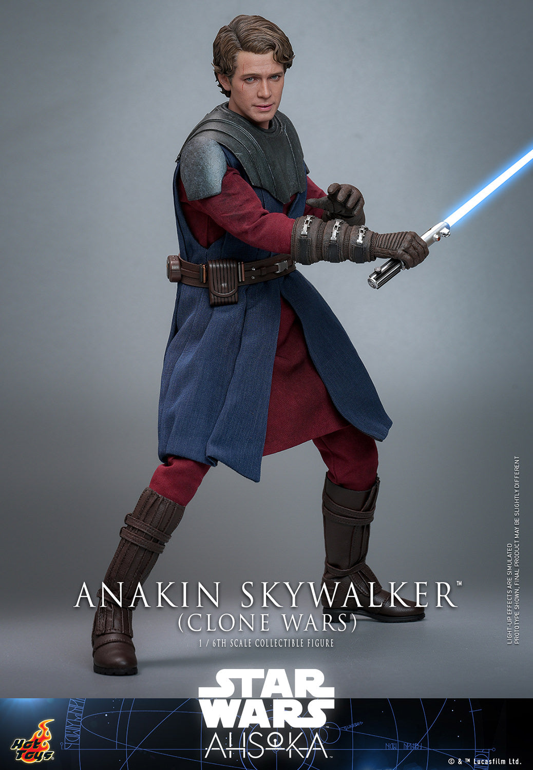 Star Wars: Ahsoka TMS129 Anakin Skywalker (Clone Wars Era) TMS129 1/6 Scale Collectible Figure