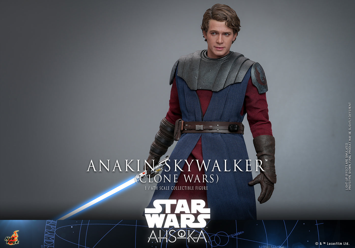 Star Wars: Ahsoka TMS129 Anakin Skywalker (Clone Wars Era) TMS129 1/6 Scale Collectible Figure