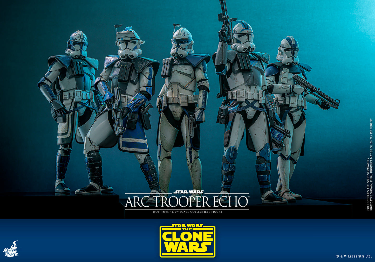 Star Wars: The Clone Wars TMS133 Arc Trooper Echo 1/6th Scale Collectible Figure