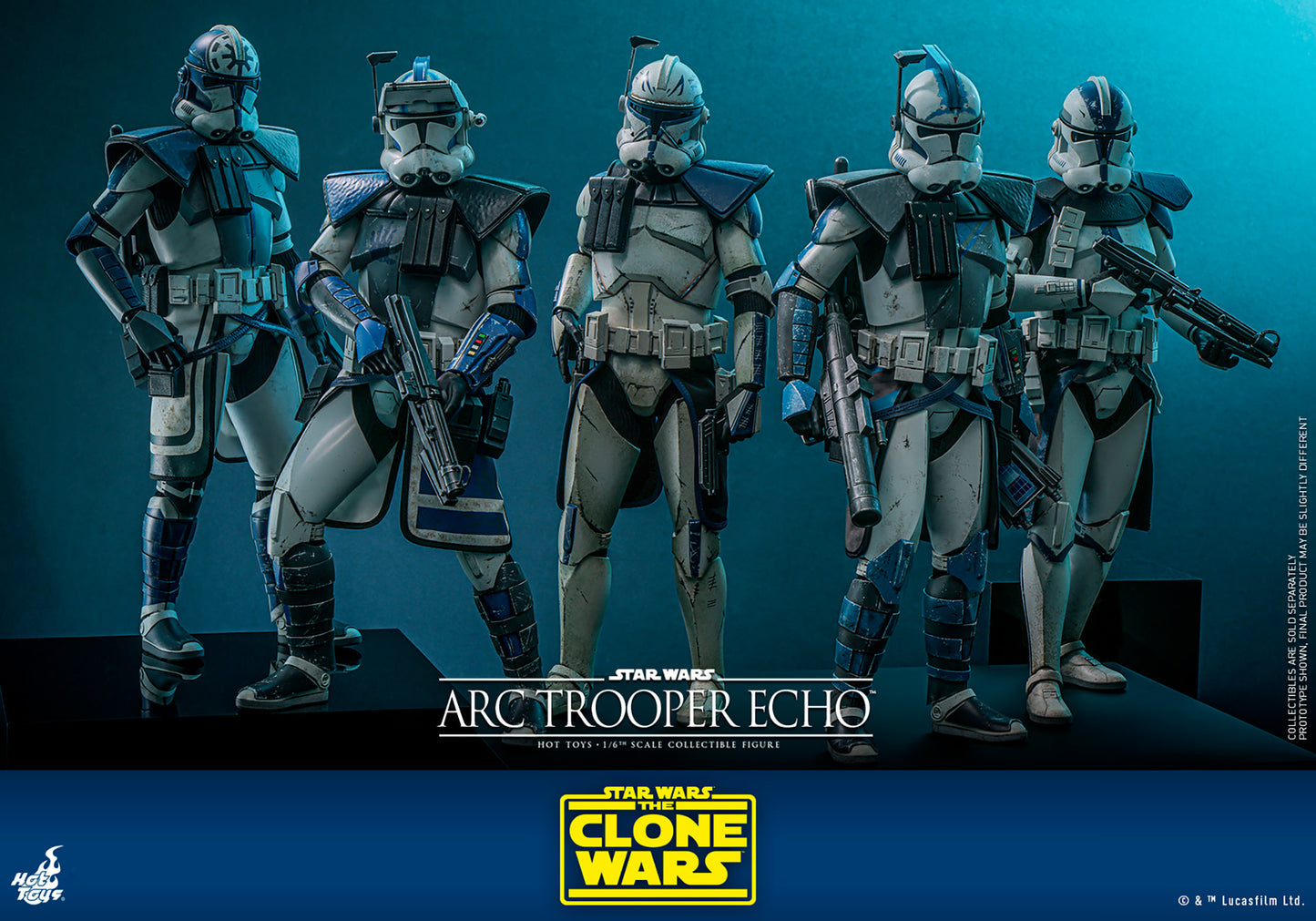 Star Wars: The Clone Wars TMS133 Arc Trooper Echo 1/6th Scale Collectible Figure
