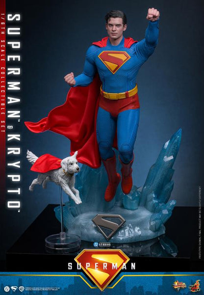 PRE-ORDER - Superman (2025) MMS812 Superman & Krypto 1/6th Scale Collectible Figure Set