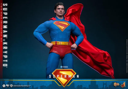 PRE-ORDER - Superman (2025) MMS812 Superman & Krypto 1/6th Scale Collectible Figure Set
