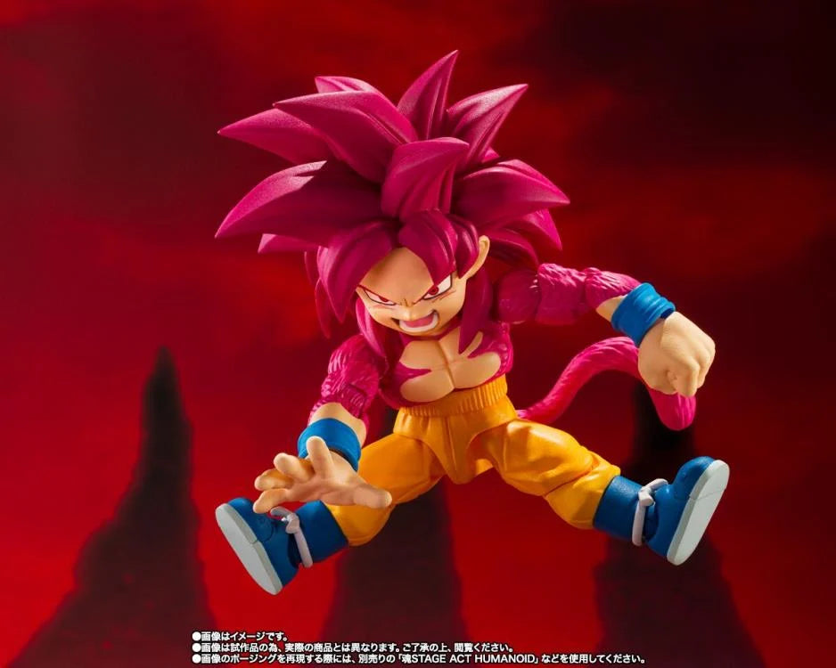 Dragon Ball Daima S.H.Figuarts Super Saiyan 4 Goku (Mini) Exclusive Action Figure
