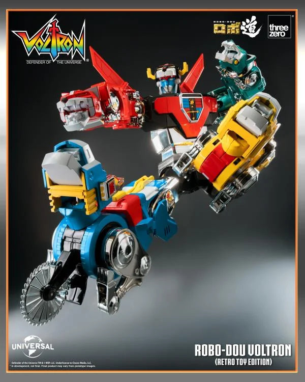 PRE-ORDER - Voltron: Defender of the Universe ROBO-DOU Voltron (Retro Toy Edition) Action Figure