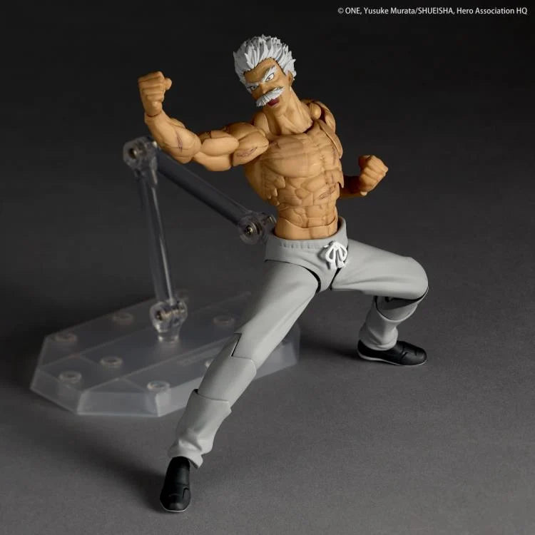 Pre-Order - One-Punch Man Amazing Yamaguchi Revoltech NR113 Bang (Silver Fang Ver.) Action Figure