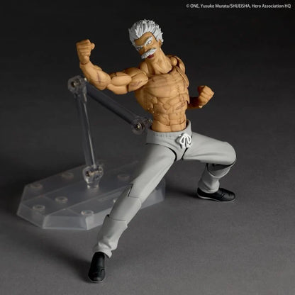 Pre-Order - One-Punch Man Amazing Yamaguchi Revoltech NR113 Bang (Silver Fang Ver.) Action Figure