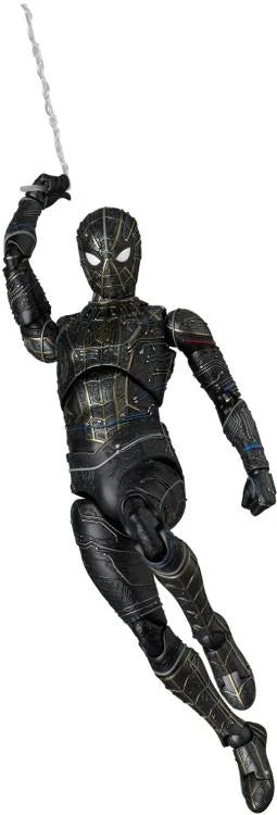 PRE-ORDER:Spider-Man: No Way Home MAFEX No.308 Spider-Man (Black and Gold Suit Ver.) Action Figure
