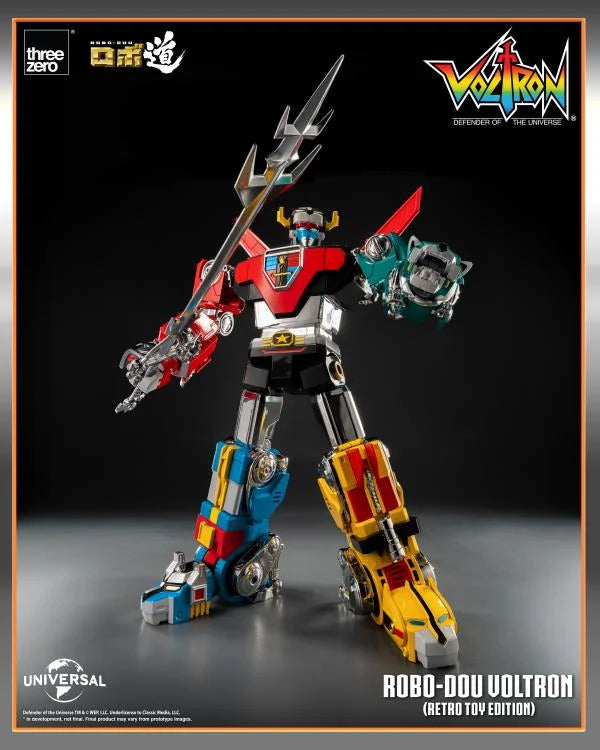 PRE-ORDER - Voltron: Defender of the Universe ROBO-DOU Voltron (Retro Toy Edition) Action Figure