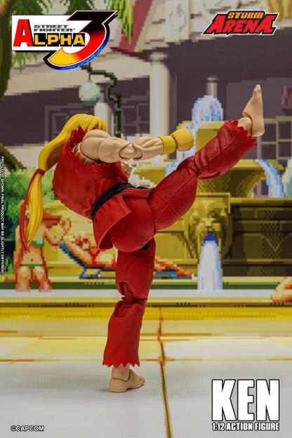 Street Fighter Zero 3 Storm Arena Ken 1/12 Scale Action Figure (Asia Packaging)