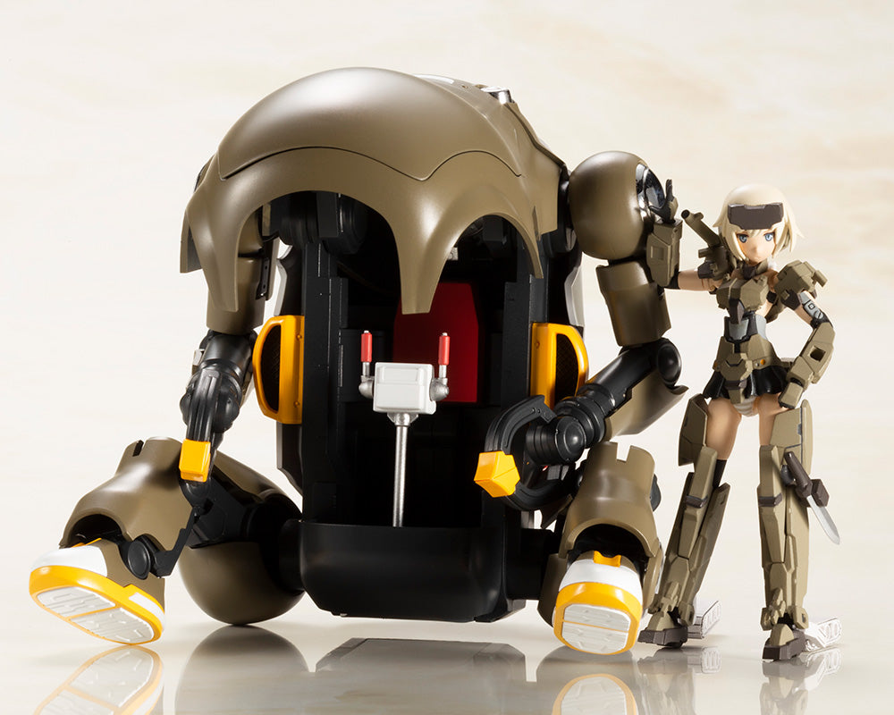 Handscale Girl Gourai with 20 MechatroWeGo "Brown" Model Kit