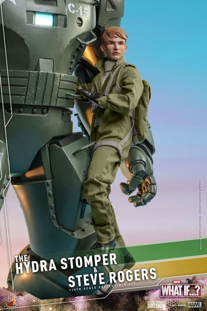 What If...? TMS060 The Hydra Stomper and Steve Rogers 1/6th Scale Collectible Figure Set