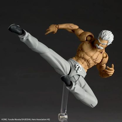Pre-Order - One-Punch Man Amazing Yamaguchi Revoltech NR113 Bang (Silver Fang Ver.) Action Figure