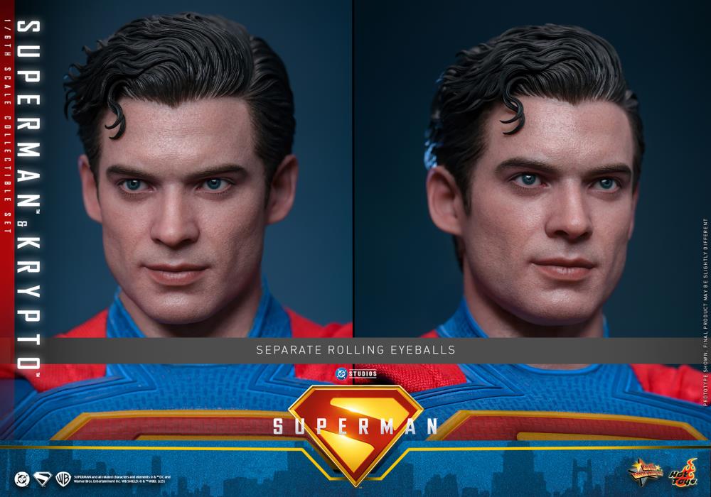 PRE-ORDER - Superman (2025) MMS812 Superman & Krypto 1/6th Scale Collectible Figure Set