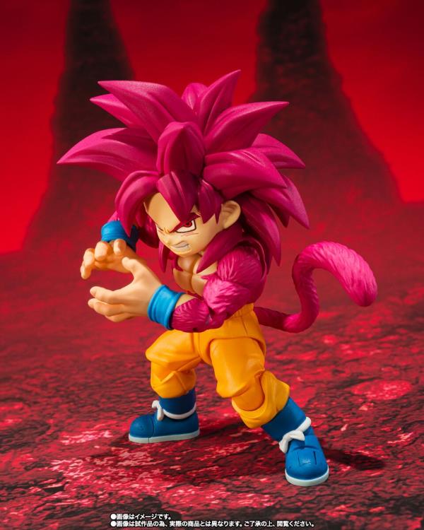 Dragon Ball Daima S.H.Figuarts Super Saiyan 4 Goku (Mini) Exclusive Action Figure