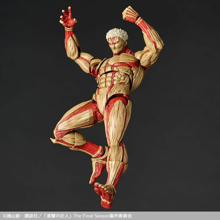 Attack on Titan Amazing Yamaguchi Revoltech NR069 Armored Titan (Reiner Braun) Action Figure Reissue