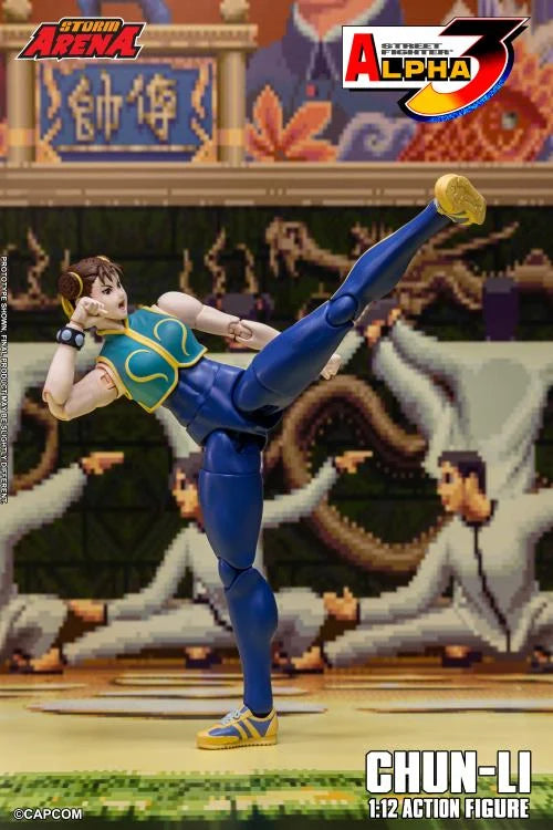 Pre-Order - Street Fighter Alpha 3 Storm Arena Chun-Li 1/12 Scale Action Figure