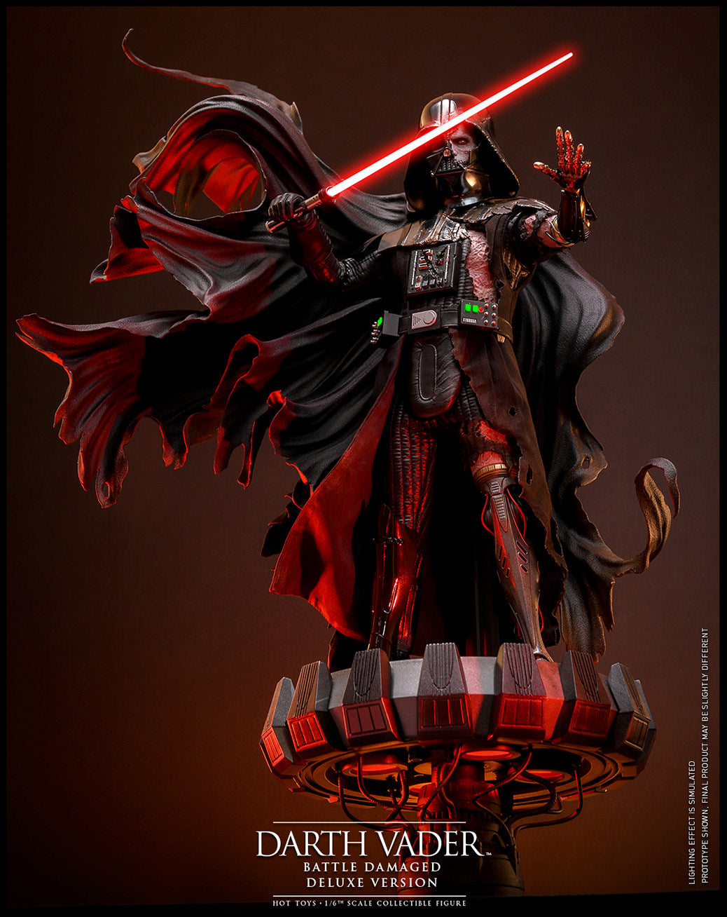 Star Wars DX45 Darth Vader (Battle Damaged) Deluxe 1/6th Scale Collectible Figure