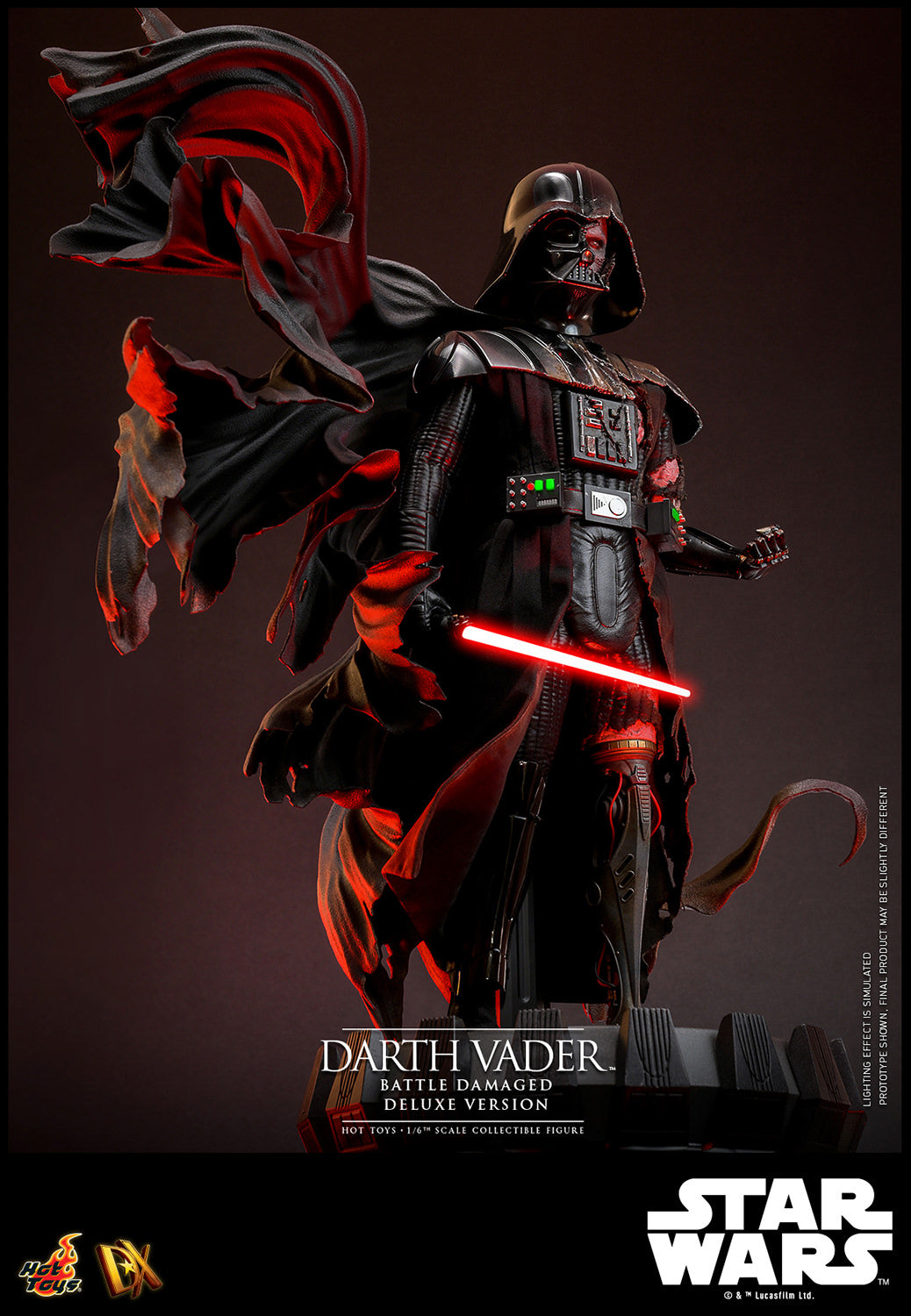 Star Wars DX45 Darth Vader (Battle Damaged) Deluxe 1/6th Scale Collectible Figure