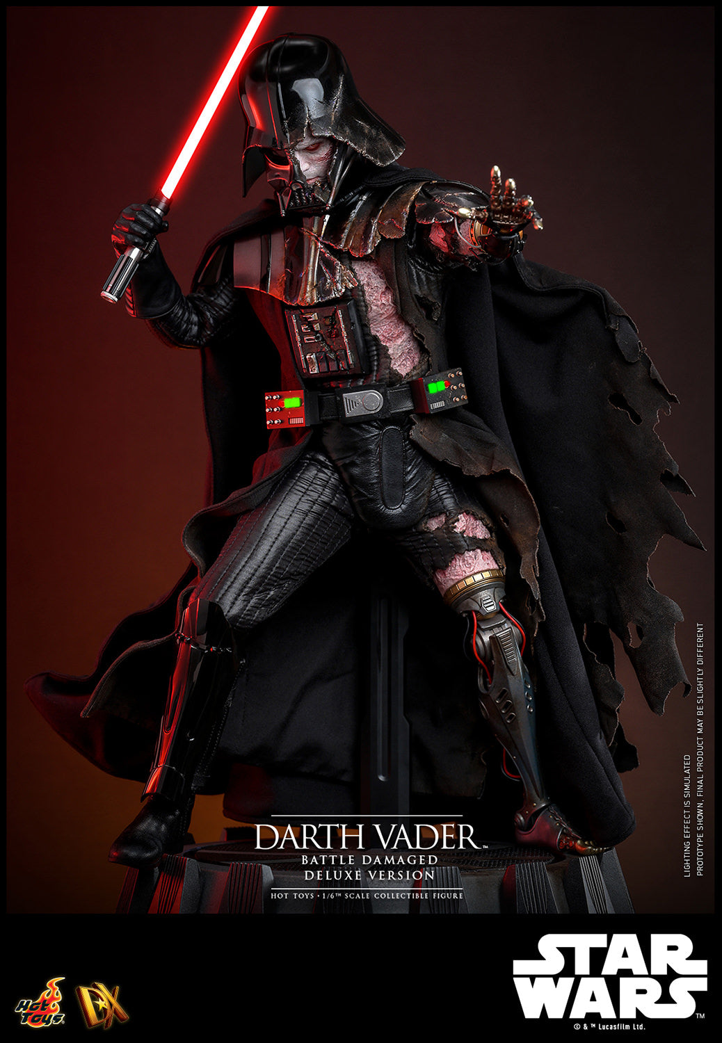 Star Wars DX45 Darth Vader (Battle Damaged) Deluxe 1/6th Scale Collectible Figure