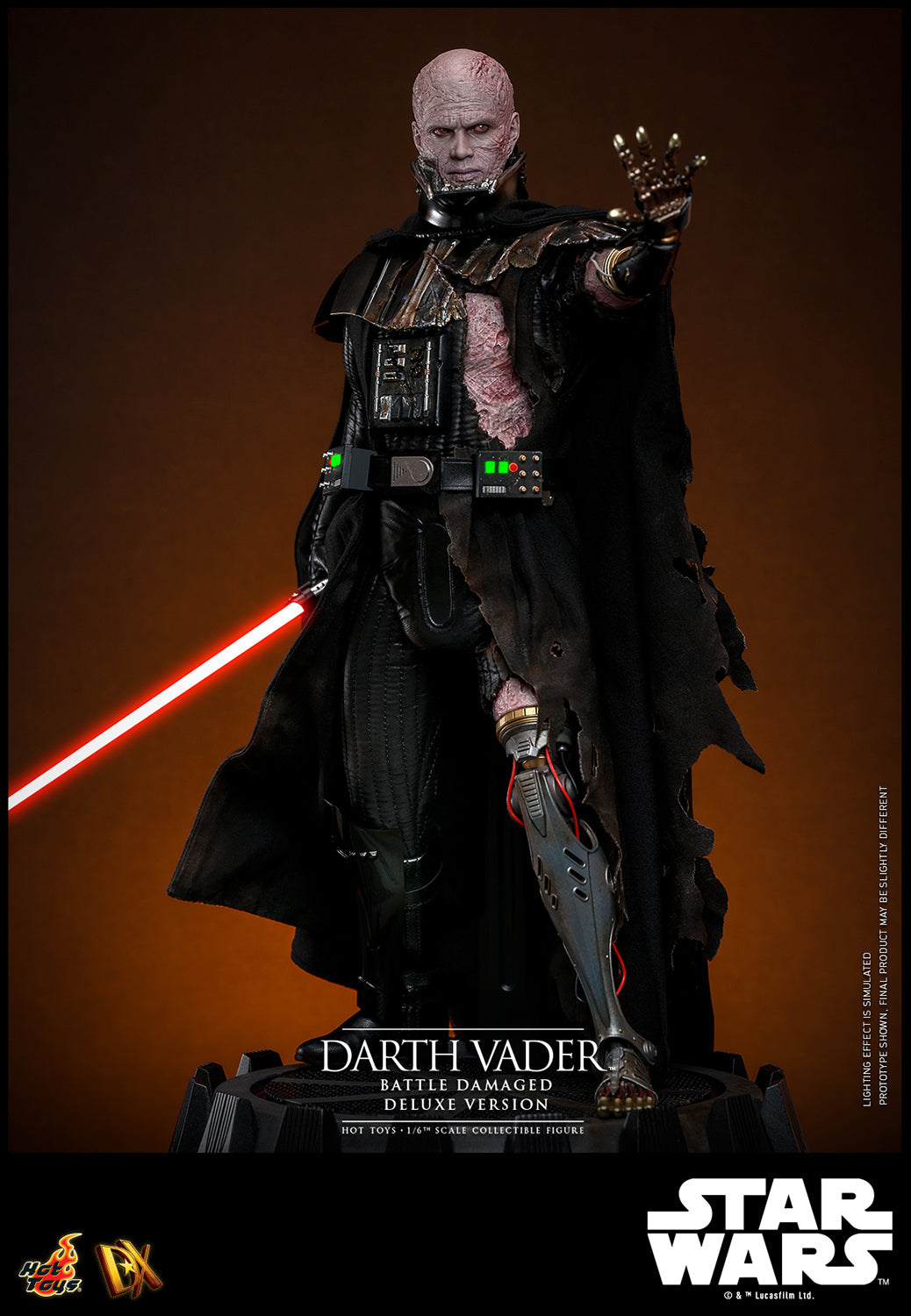Star Wars DX45 Darth Vader (Battle Damaged) Deluxe 1/6th Scale Collectible Figure