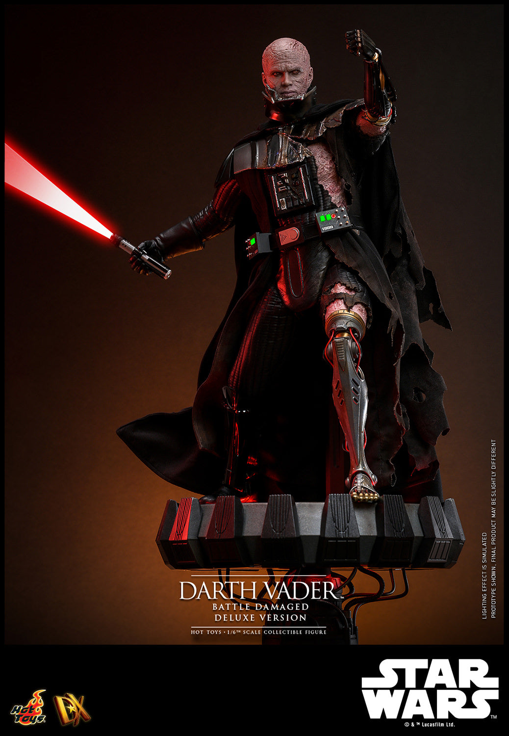 Star Wars DX45 Darth Vader (Battle Damaged) Deluxe 1/6th Scale Collectible Figure