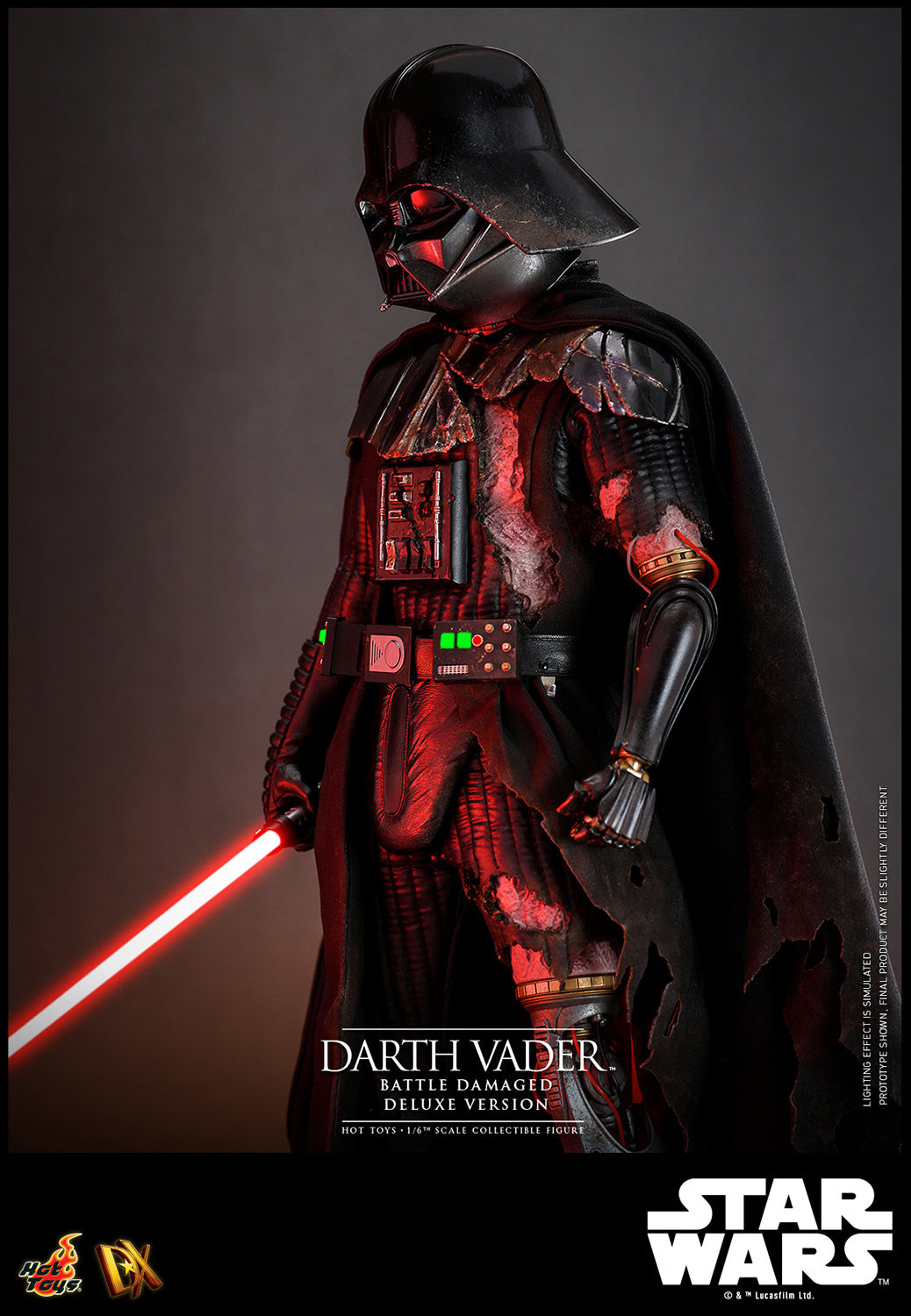 Star Wars DX45 Darth Vader (Battle Damaged) Deluxe 1/6th Scale Collectible Figure