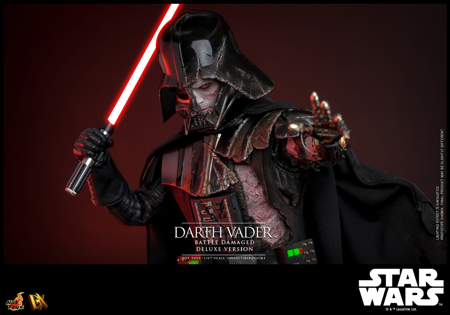 Star Wars DX45 Darth Vader (Battle Damaged) Deluxe 1/6th Scale Collectible Figure