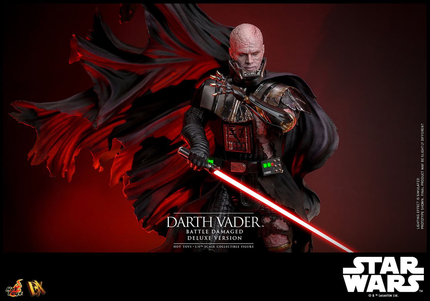 Star Wars DX45 Darth Vader (Battle Damaged) Deluxe 1/6th Scale Collectible Figure