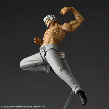 Pre-Order - One-Punch Man Amazing Yamaguchi Revoltech NR113 Bang (Silver Fang Ver.) Action Figure