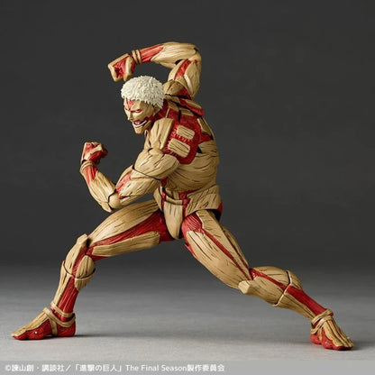 Attack on Titan Amazing Yamaguchi Revoltech NR069 Armored Titan (Reiner Braun) Action Figure Reissue