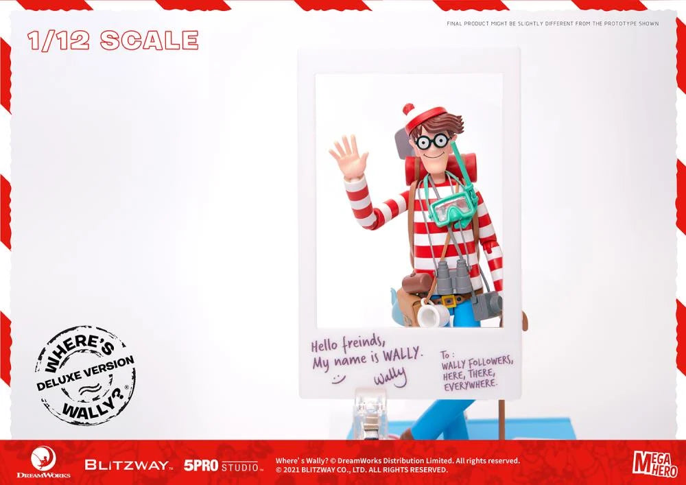 Where's Waldo? MEGAHERO Waldo 1/12 Scale Figure