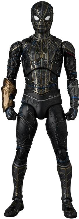 PRE-ORDER:Spider-Man: No Way Home MAFEX No.308 Spider-Man (Black and Gold Suit Ver.) Action Figure