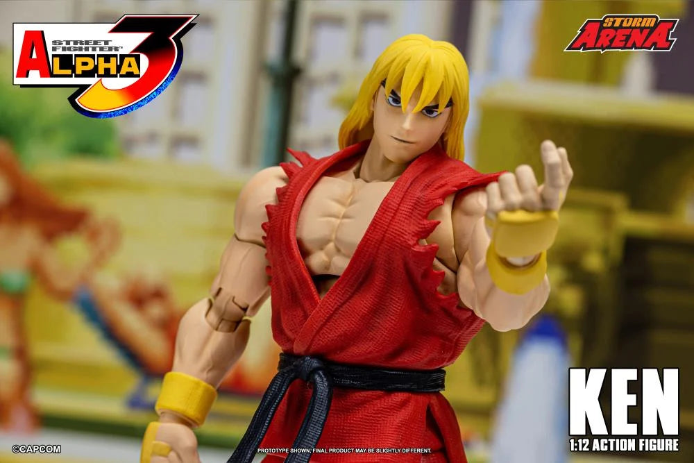 Street Fighter Zero 3 Storm Arena Ken 1/12 Scale Action Figure (Asia Packaging)